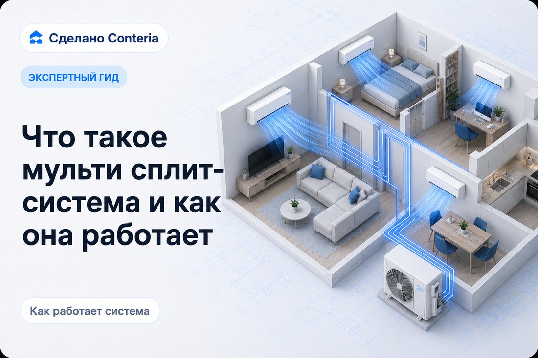 Что такое мульти сплит-система и как она работает