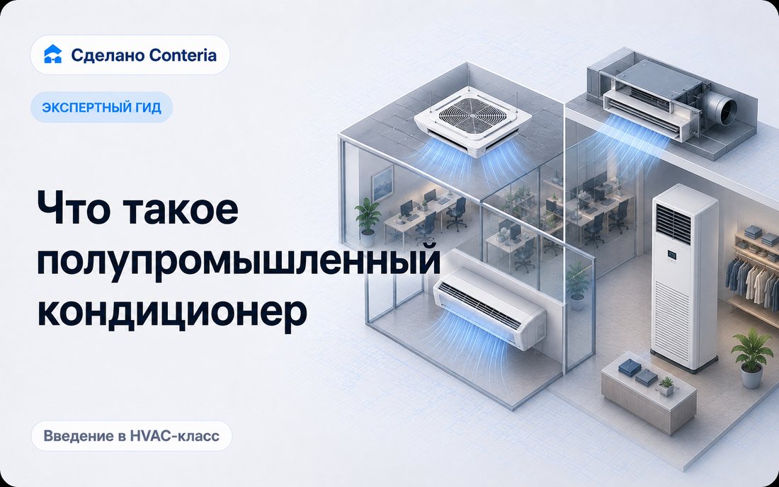 Что такое полупромышленный кондиционер