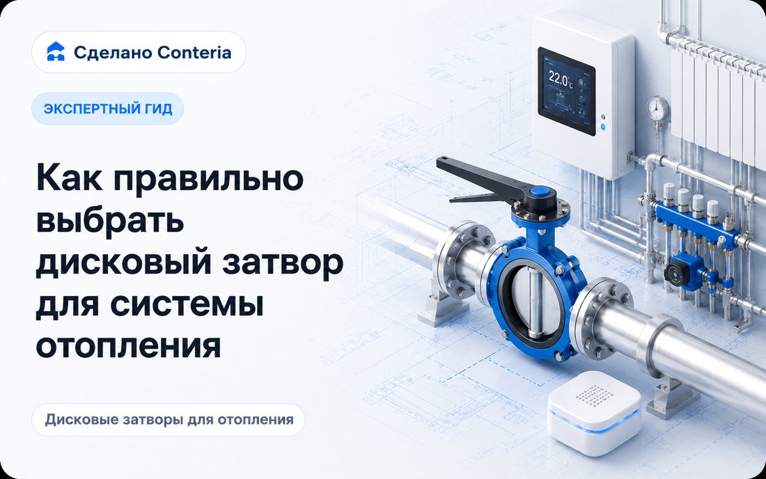 Как правильно выбрать дисковый затвор для системы отопления
