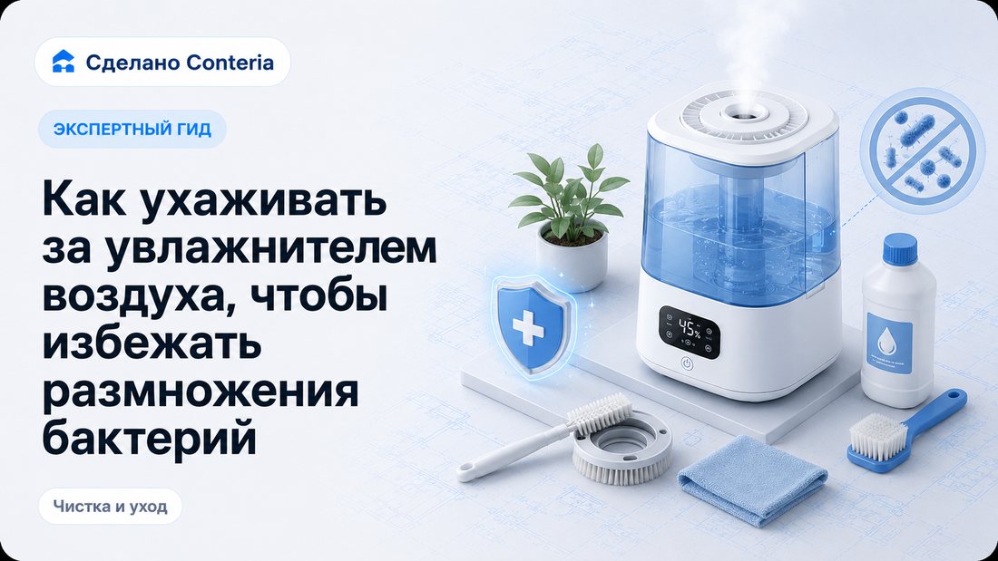 Как ухаживать за увлажнителем воздуха, чтобы избежать размножения бактерий
