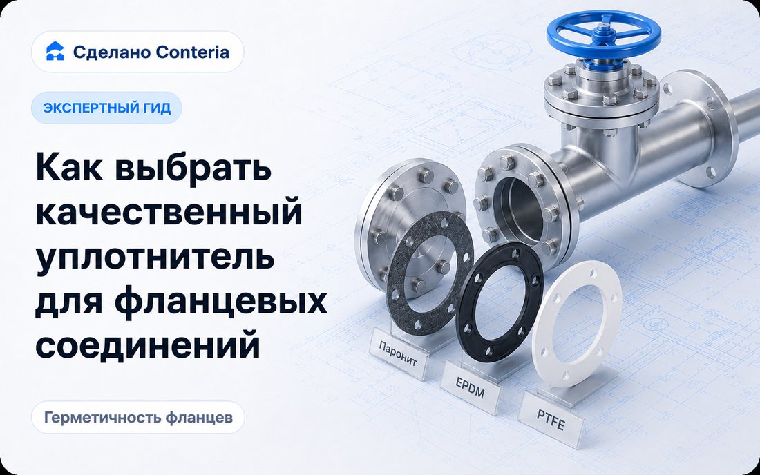 Как выбрать качественный уплотнитель для фланцевых соединений