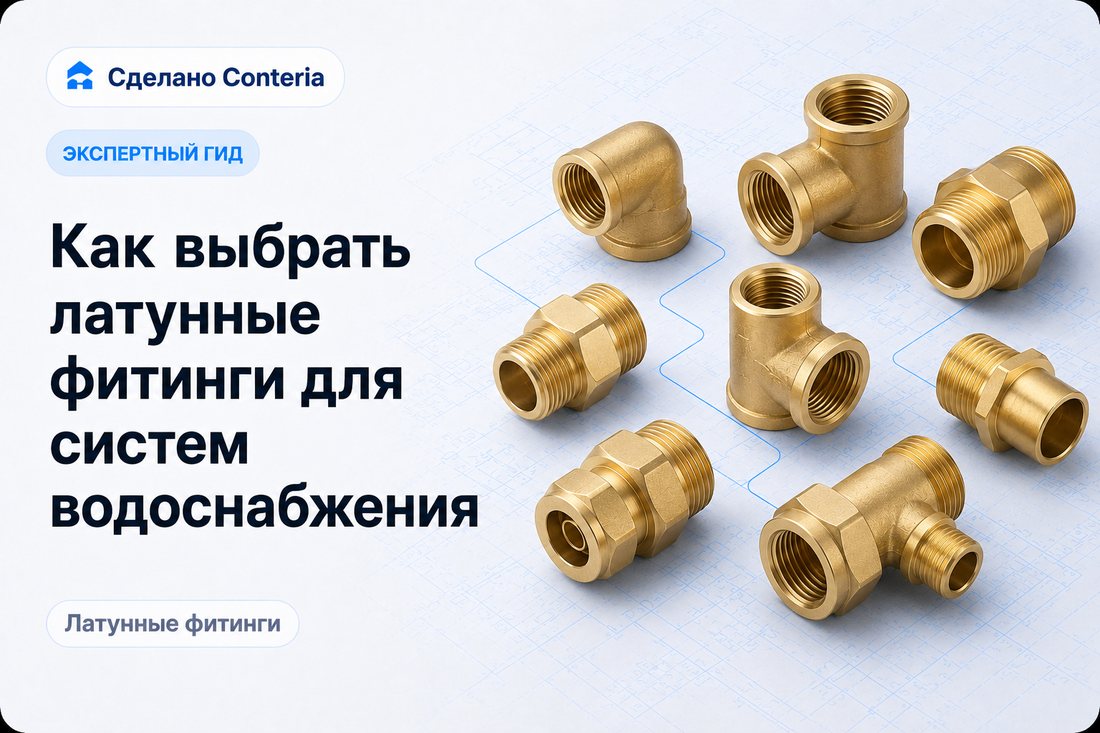 Как выбрать латунные фитинги для систем водоснабжения
