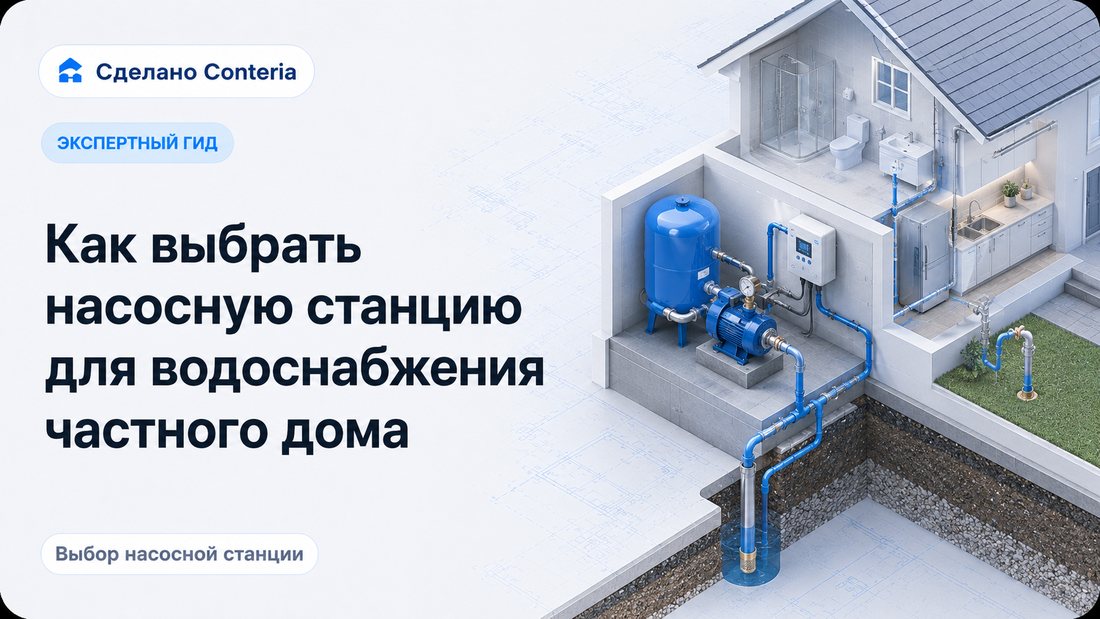 Как выбрать насосную станцию для водоснабжения частного дома