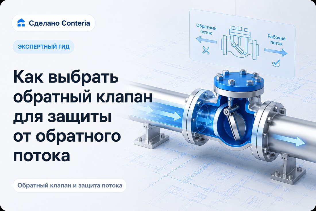 Как выбрать обратный клапан для защиты от обратного потока