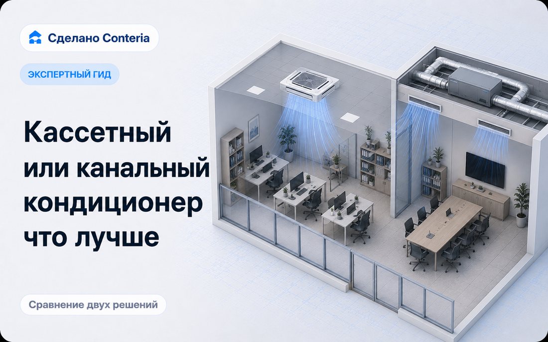 Кассетный или канальный кондиционер что лучше