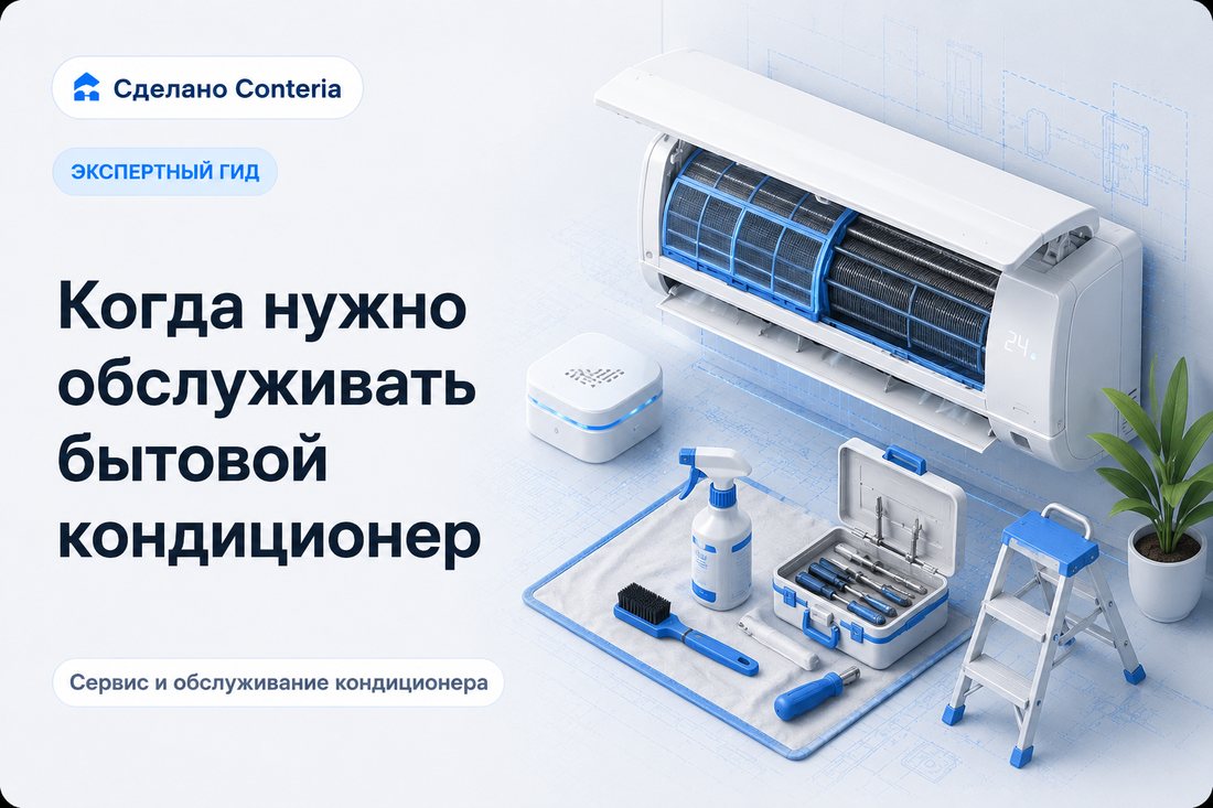 Когда нужно обслуживать бытовой кондиционер