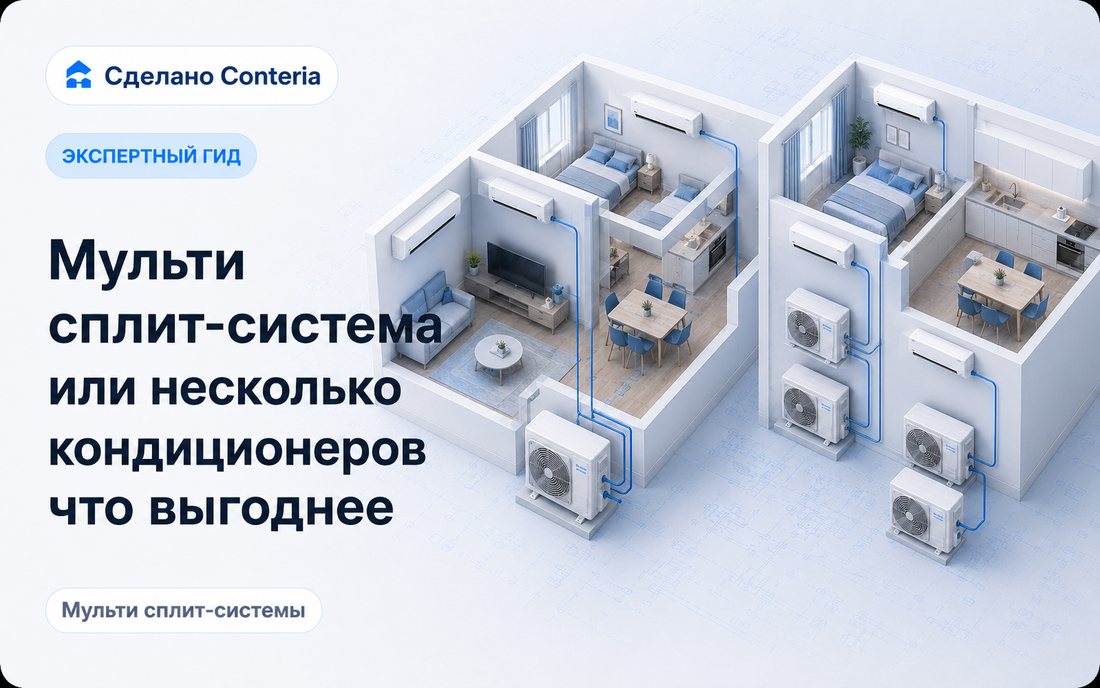 Мульти сплит-система или несколько кондиционеров что выгоднее
