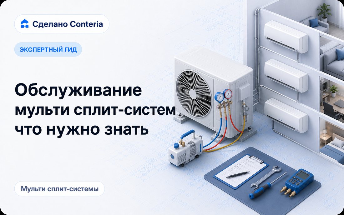 Обслуживание мульти сплит-систем что нужно знать