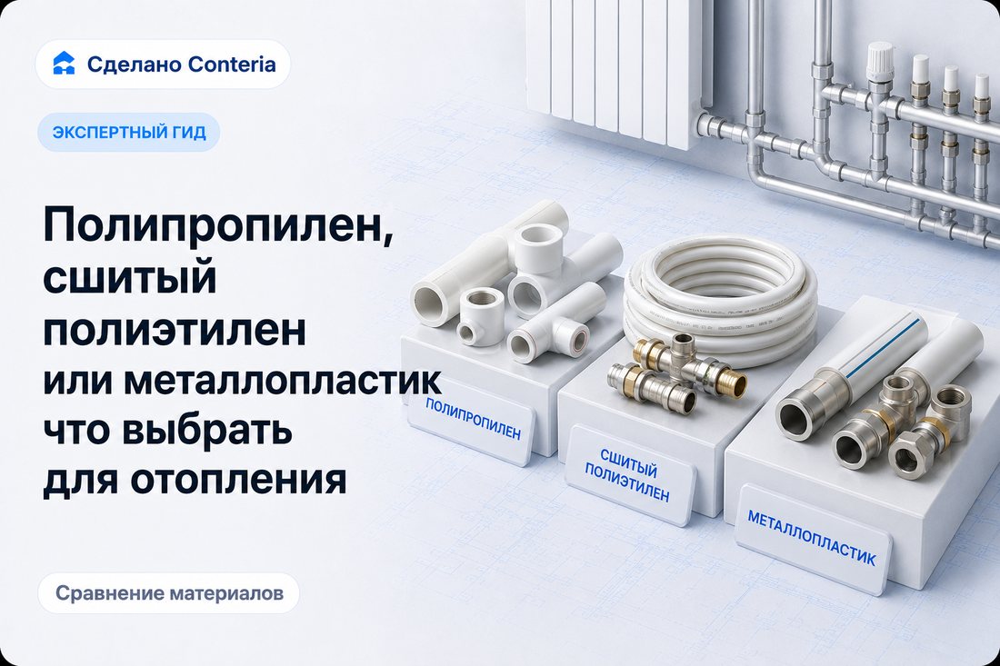 Полипропилен, сшитый полиэтилен или металлопластик что выбрать для отопления
