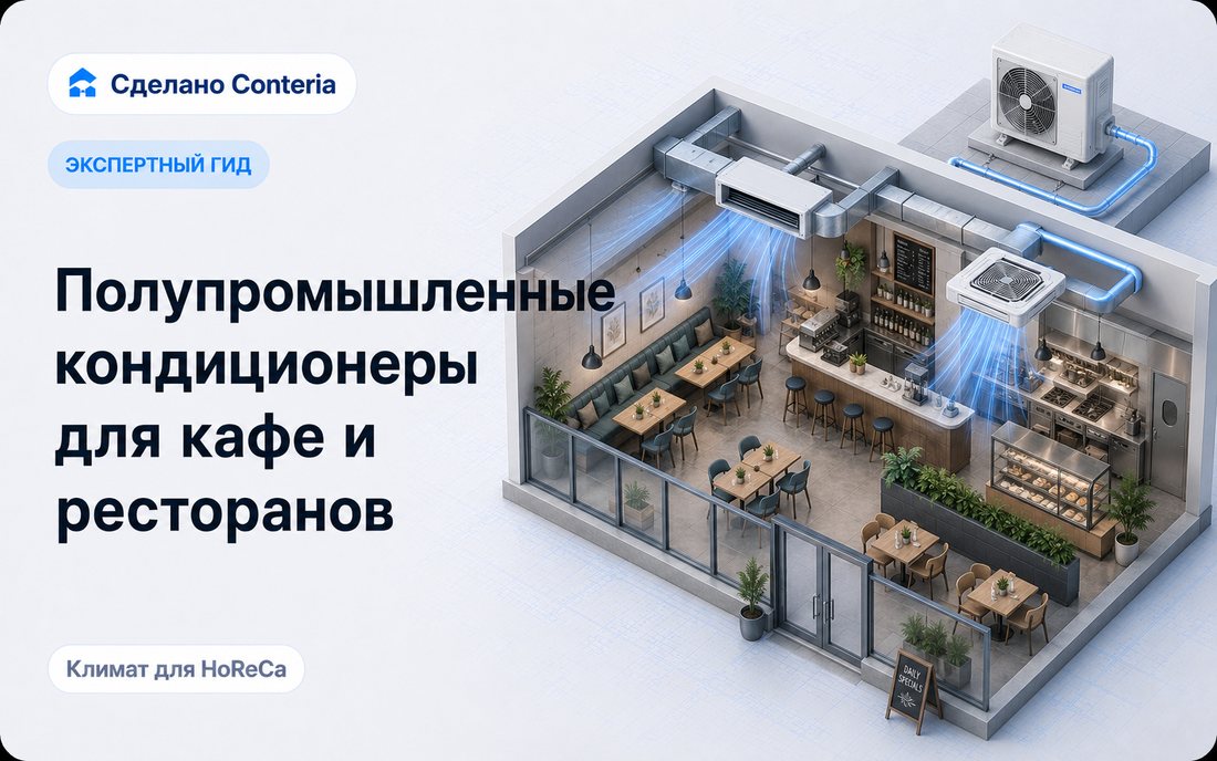 Полупромышленные кондиционеры для кафе и ресторанов