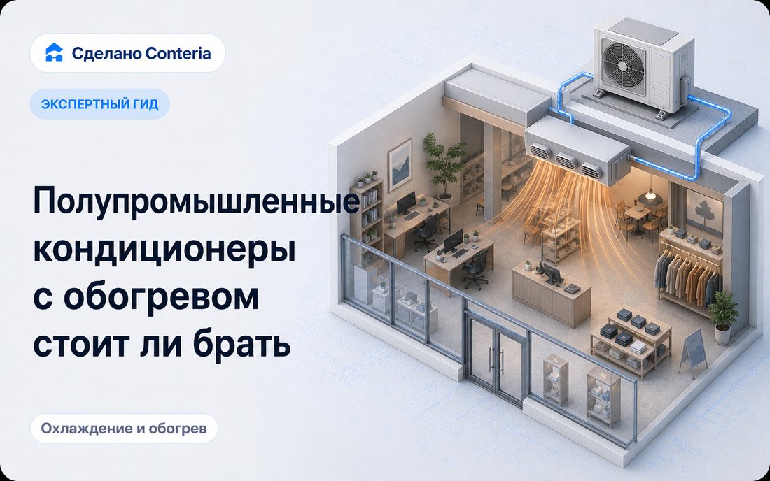 Полупромышленные кондиционеры с обогревом стоит ли брать