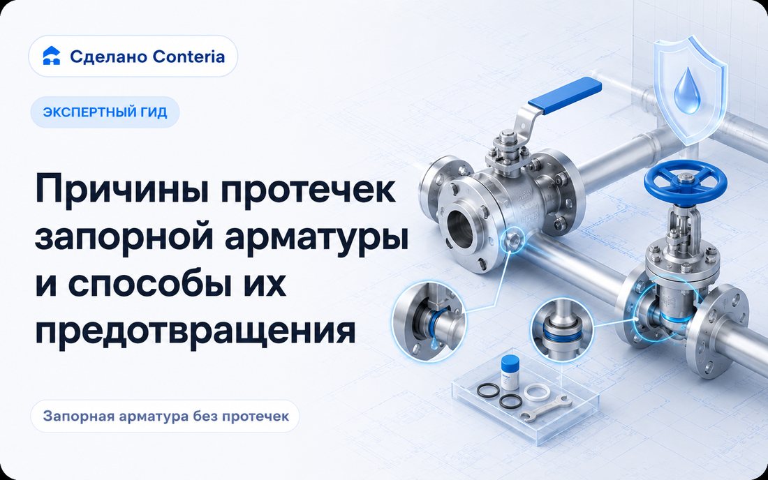 Причины протечек запорной арматуры и способы их предотвращения