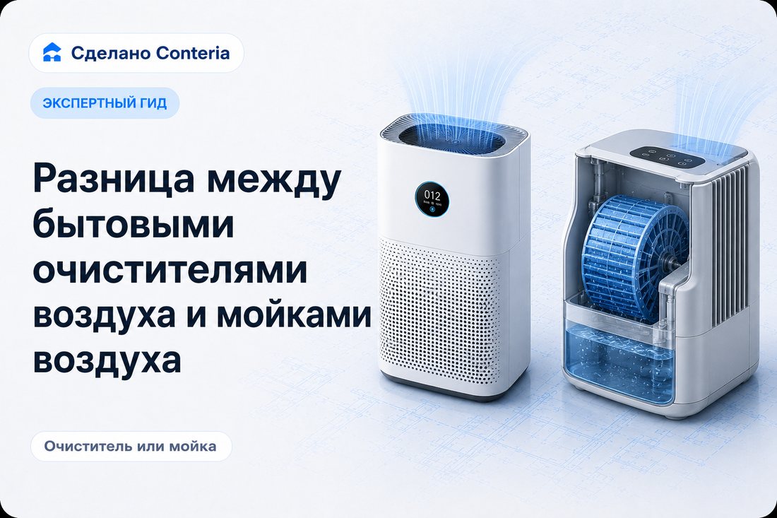 Разница между бытовыми очистителями воздуха и мойками воздуха