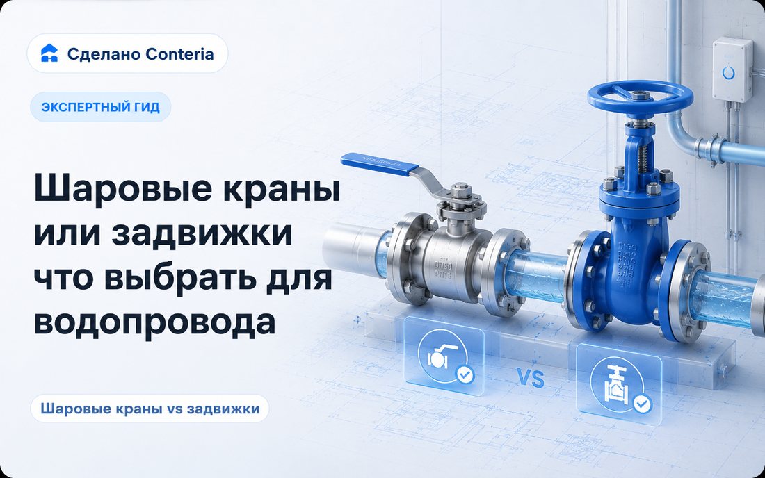 Шаровые краны или задвижки что выбрать для водопровода