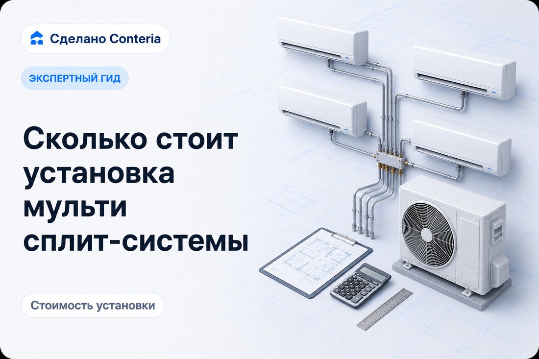 Сколько стоит установка мульти сплит-системы