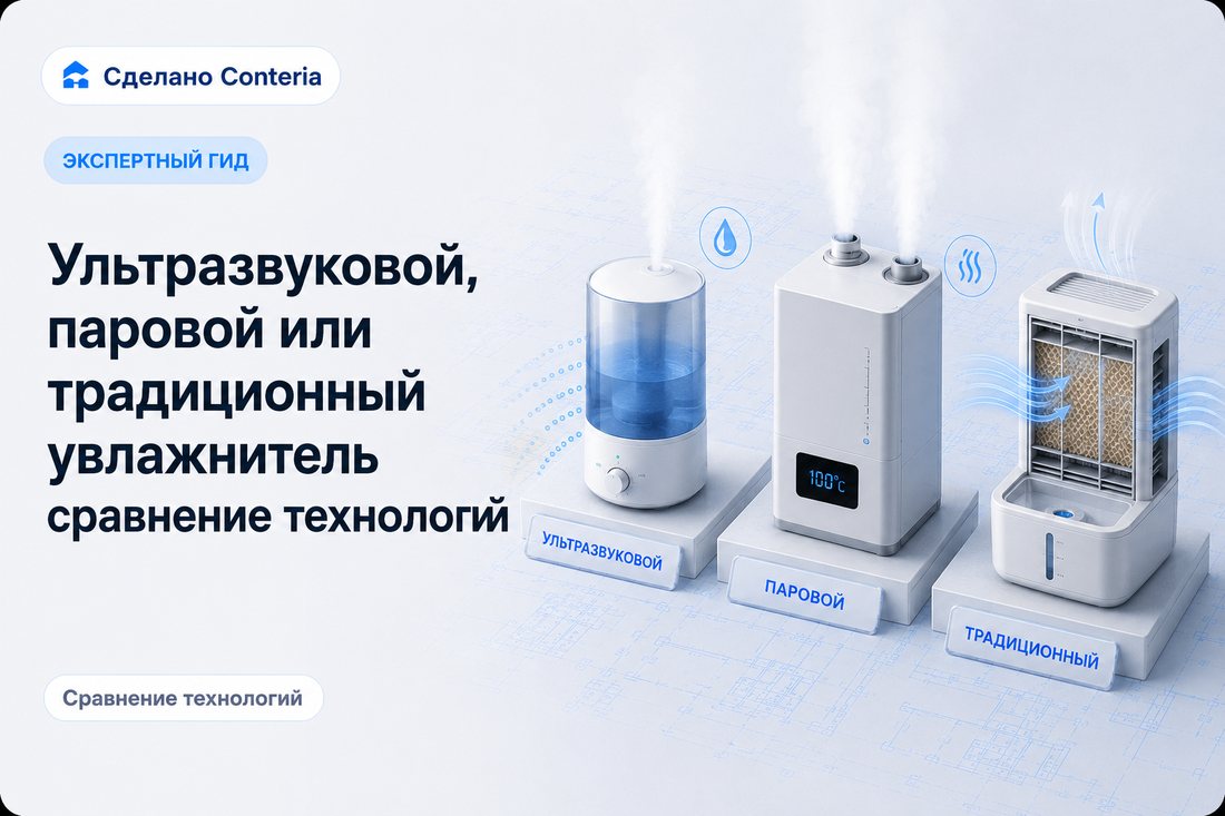 Ультразвуковой, паровой или традиционный увлажнитель сравнение технологий