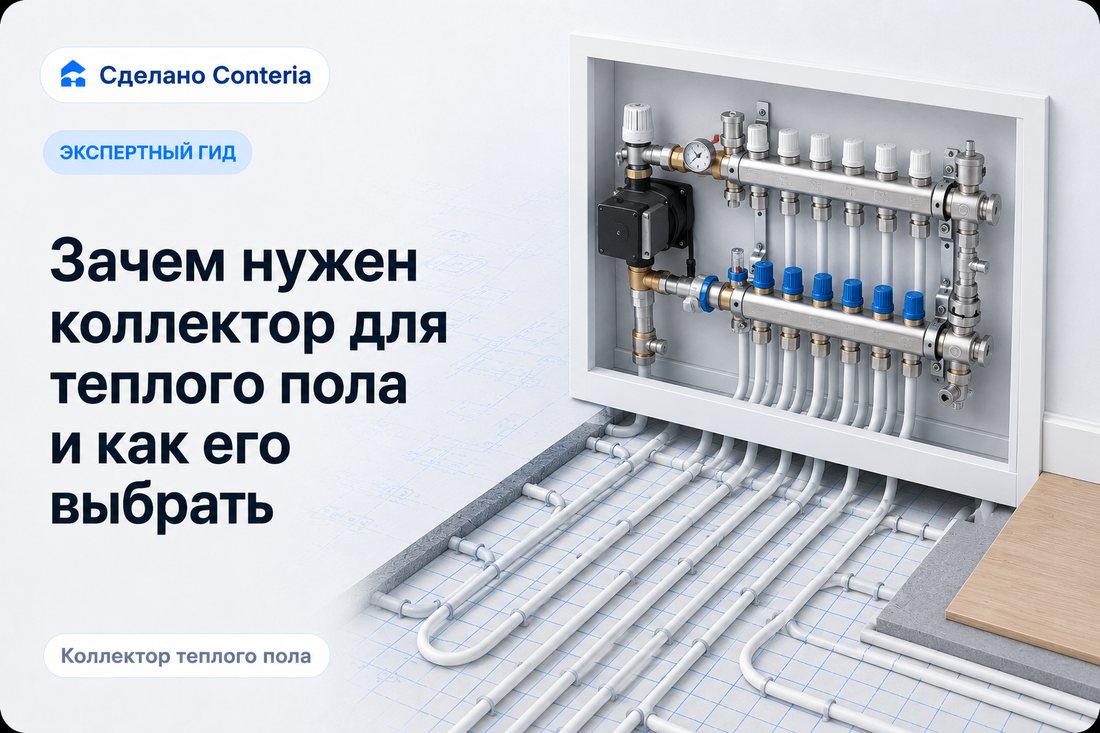 Зачем нужен коллектор для теплого пола и как его выбрать